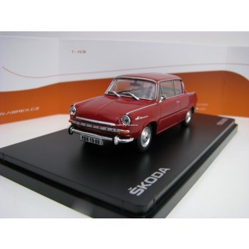 Abrex škoda 1100MBX 1969 Červená Rubínová 1:43