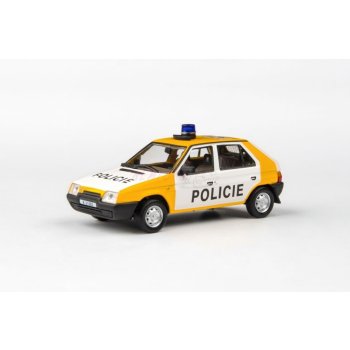 Abrex škoda Favorit 136L 1988 Žlutá Mimóza časopis s modelem 1:43