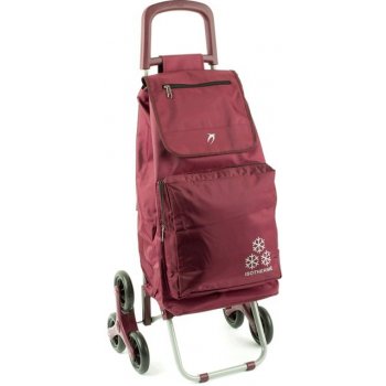 Airtex 031 Nákupní taška na dvou tříkolkách s thermo kapsou, Vínová