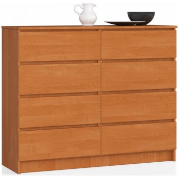 Ak furniture Kuba 120 cm 8 šuplíkú