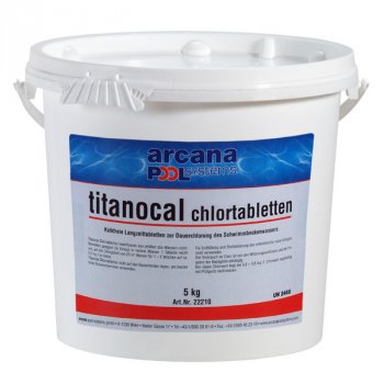 ARCANA TITANOCAL Chlorové tablety 5 kg