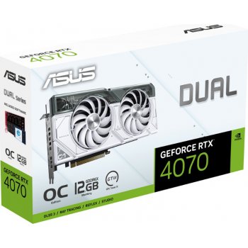 Asus Dual GeForce RTX 4070 OC White Edition 12GB GDDR6X 90YV0IZ4-M0NA00