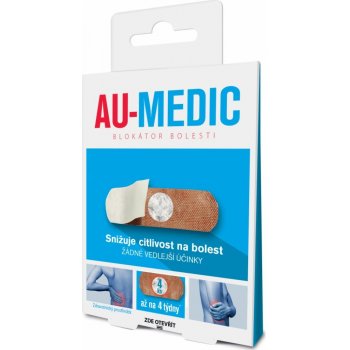Au-Medic blokátor bolesti náplasti crystal tape 28 ks