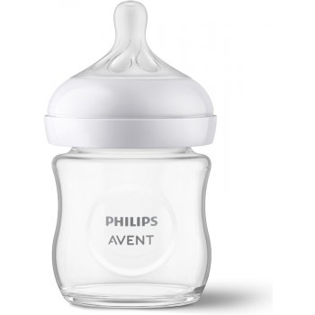 Avent Philips láhev Natural Response skleněná transparentní 120 ml