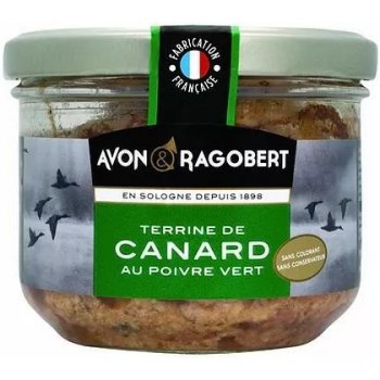 Avon & Ragobert Kachní terina se zeleným pepřem, 180g