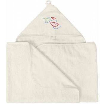 Baby Matex Froté osuška s kapucí MAXI Junior 140x70 krémová