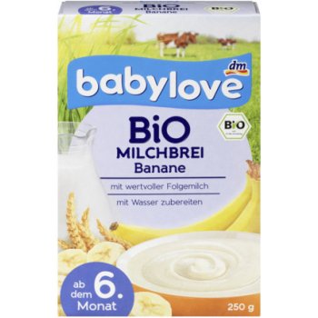 BABYLOVE Bio Banán 250 g