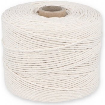 Bavlněný provázek Ø2mm 500 g návin 460 m, barva Bílá