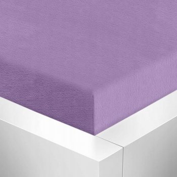 Bellatex prostěradlo mikroflanel fialové 90x200