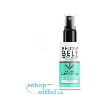 Below the belt Mycí sprej na intimní hygienu pro muže Fresh Instant Clean Balls 75 ml