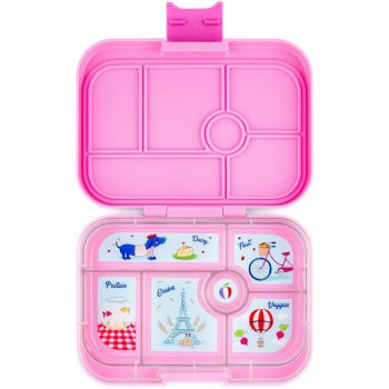 Bento box ORIGINAL 6 růžová / Paříž, 625 ml, Yumbox