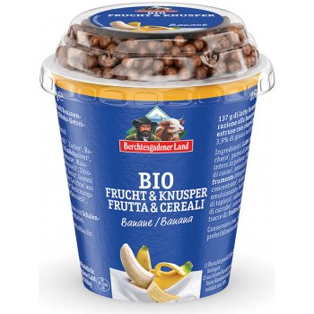 BGL Bio banánový jogurt s čokoládovými kuličkami 150 g