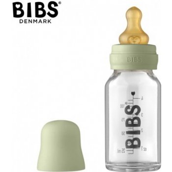 Bibs Baby Bottle skleněná láhev Sage 110 ml