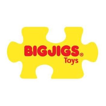 Bigjigs Vláček Vagon s traktorem + 2 koleje