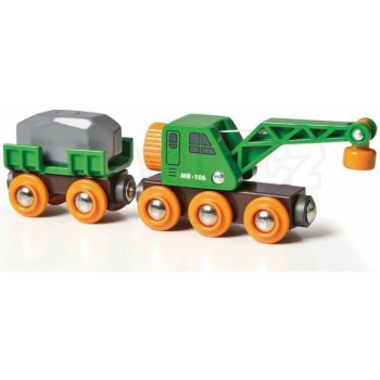 Brio 33698 Vagon + jeřáb