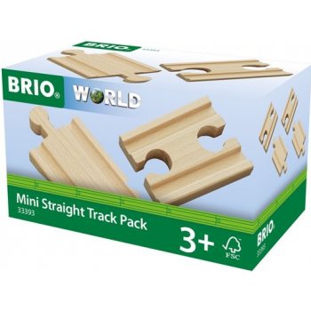 Brio Mini koleje rovné spojky 54 mm 4 ks 33333