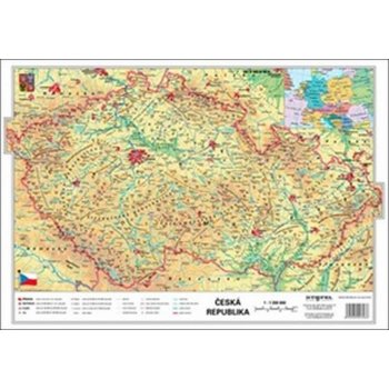 Česká republika - administrativní členění -lamino, A3