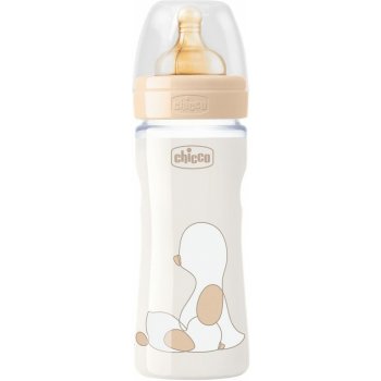 Chicco láhev kojenecká sklo Original Touch latex neutral AGS27720.30 240ml