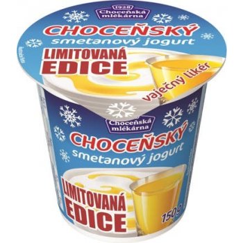 Choceňská Mlékárna Choceňský smetanový jogurt 8% Vaječný likér 150 g
