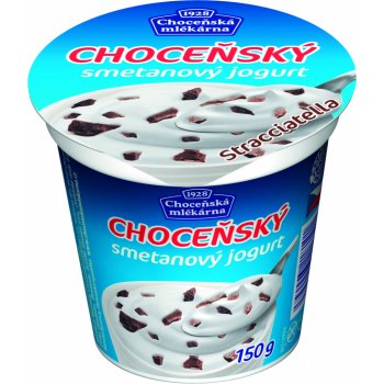 Choceňská mlékárna Choceňský smetanový jogurt stracciatella 8% 150 g