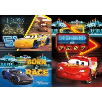 Clementoni Dětské Cars 25254 3 x 48 dílků