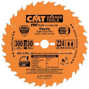 CMT ITK Ultra tenký kotouč univerzální D250x2,4 d30 Z42 HM