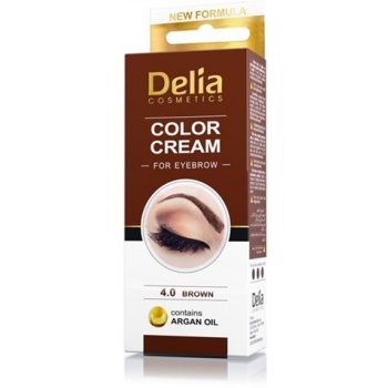 Delia Henna profesionální barva na obočí a řasy krém Brown 30 ml