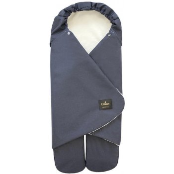 Emitex Zavinovačka do autosedačky SÁRA softshell fleece Šedá smetana