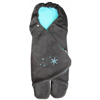 Emitex zavinovačka ZOE fleece Modrá bílá