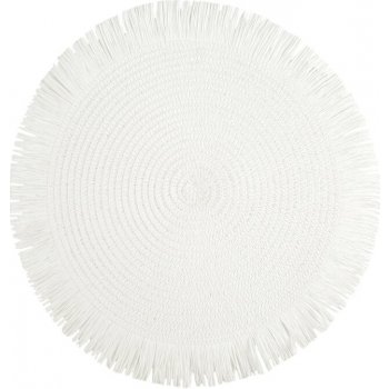 Eurofirany Tabulka potahy boho bílý papír polyester 38cm