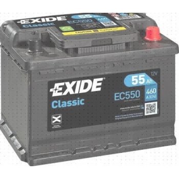 Exide Classic 12V 55Ah 460A EC550