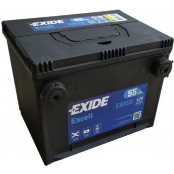 Exide Excell 12V 55Ah 620A EB558