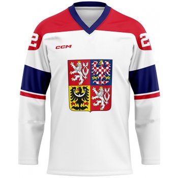 Fan dres CCM Česká republika bílý dětský