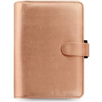 Filofax Saffiano A6 týdenní 2022 růžové zlato