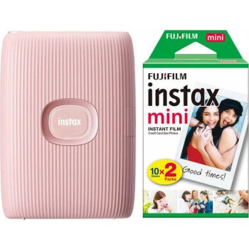 Fujifilm Instax Mini Link 2 růžová + 2x10 film