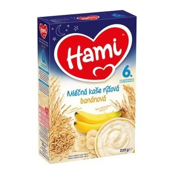 Hami Mléčná kaše rýžová banánová na dobrou noc 225 g