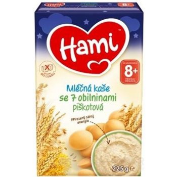 Hami Mléčná kaše se 7 obilninami piškotová na dobrou noc 225 g