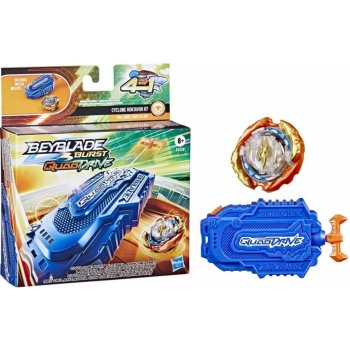 Hasbro Beyblade Burst: Quad Drive 4 in 1 Cyclone Roktavor R7 Cyclone Fury String Launcher Set