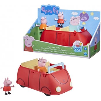Hasbro Prasátko Peppa rodinné červené auto