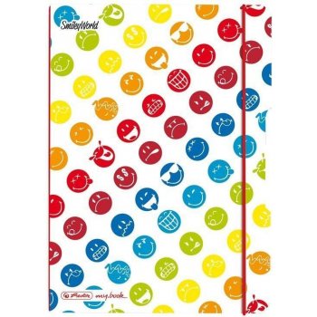 Herlitz sešit flex A5 čtverečkovaný Rainbow Smiley