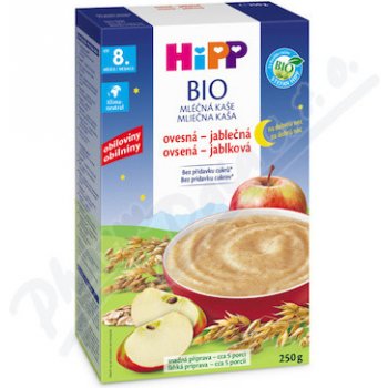 HiPP Mléčná kaše na noc BIO ovesná jablečná 250 g