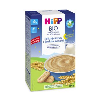 HiPP Mléčná kaše na noc BIO s dětskými keksy 250 g