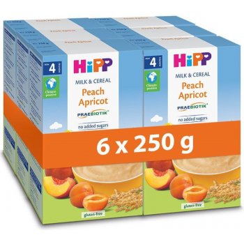 HiPP Mléčná kaše první pro kojence vanilková 6 x 250 g