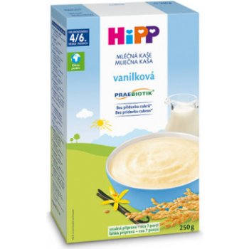 HiPP Mléčná kaše první vanilková 250g