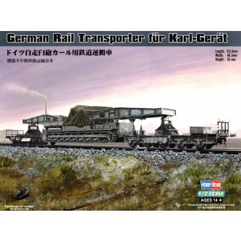 Hobby Boss German Rail Transporter für Karl-Gerät Karl-Gerät not included 1:72