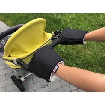 Kaarsgaren rukavice biobavlna černá