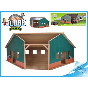 Kids Globe Garáž/farma dřevěná 1:16