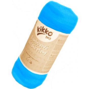 KIKKO Bambusová jednobarevná 90x100 1 ks CYAN