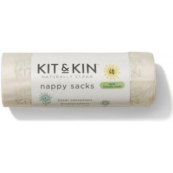 Kit & Kin Kompostovatelné sáčky na plenky 60ks