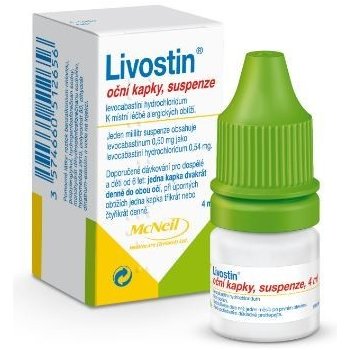 LIVOSTIN OPH 0,5MG/ML OPH GTT SUS 1X4ML